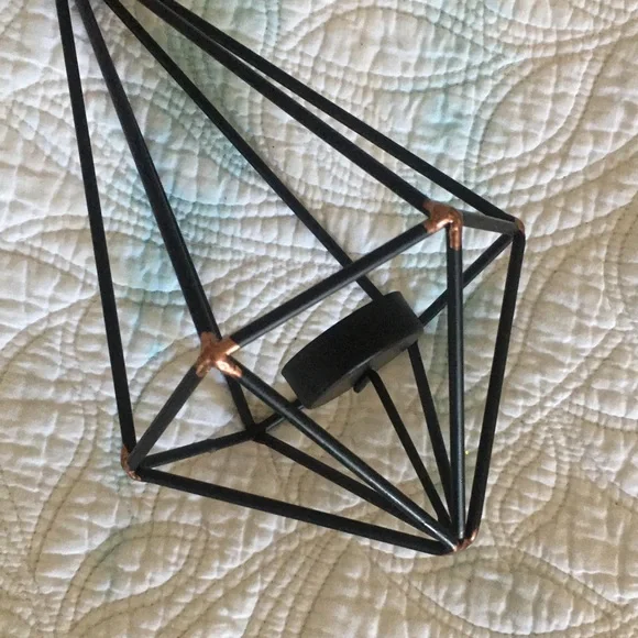 Prism Geo Votive Candle Pendant Holder Indoor out - Picture 6 of 10